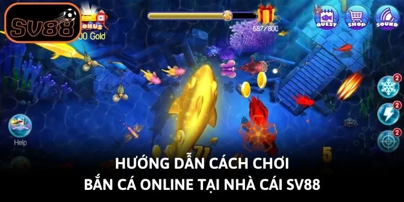 Hướng dẫn cách chơi bắn cá online tại nhà cái Sv88